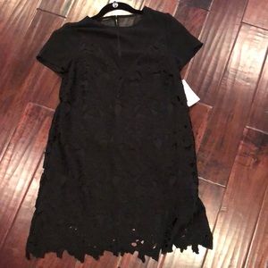 Black Lace Mini Dress
